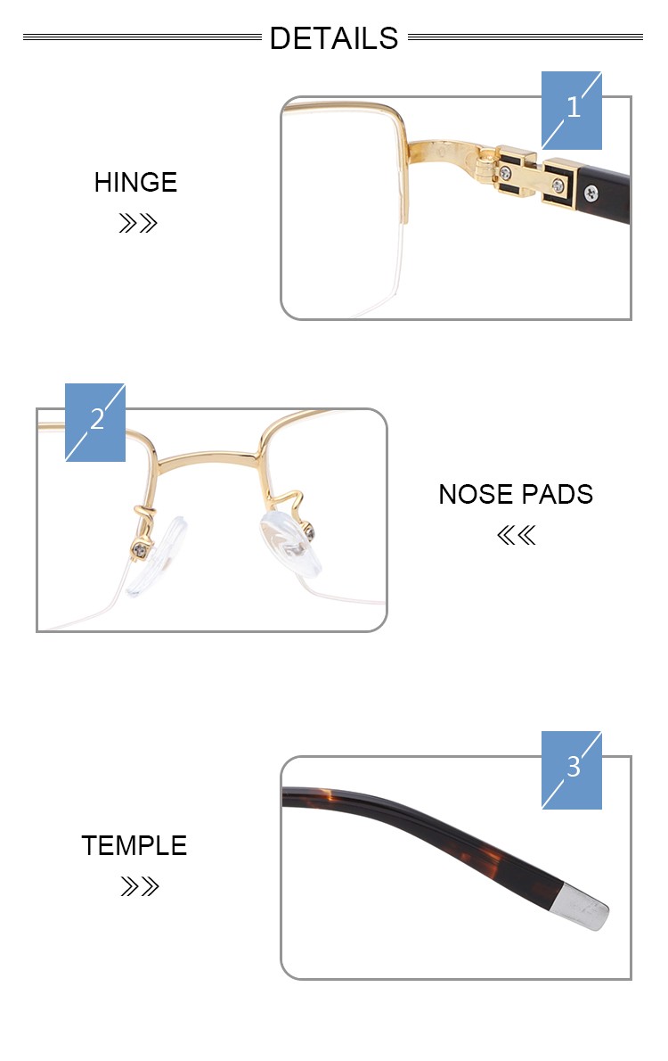 Men’s Half Rim Photochromic Reading Brown Glasses Transition Sunglasses Reader