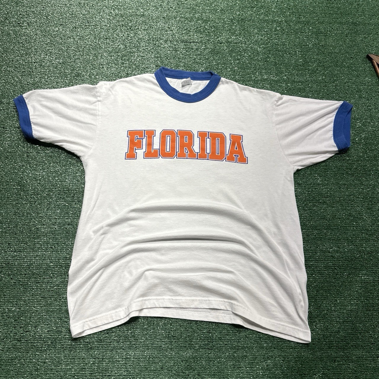 Florida Ringer Tee Made In USA Size XL