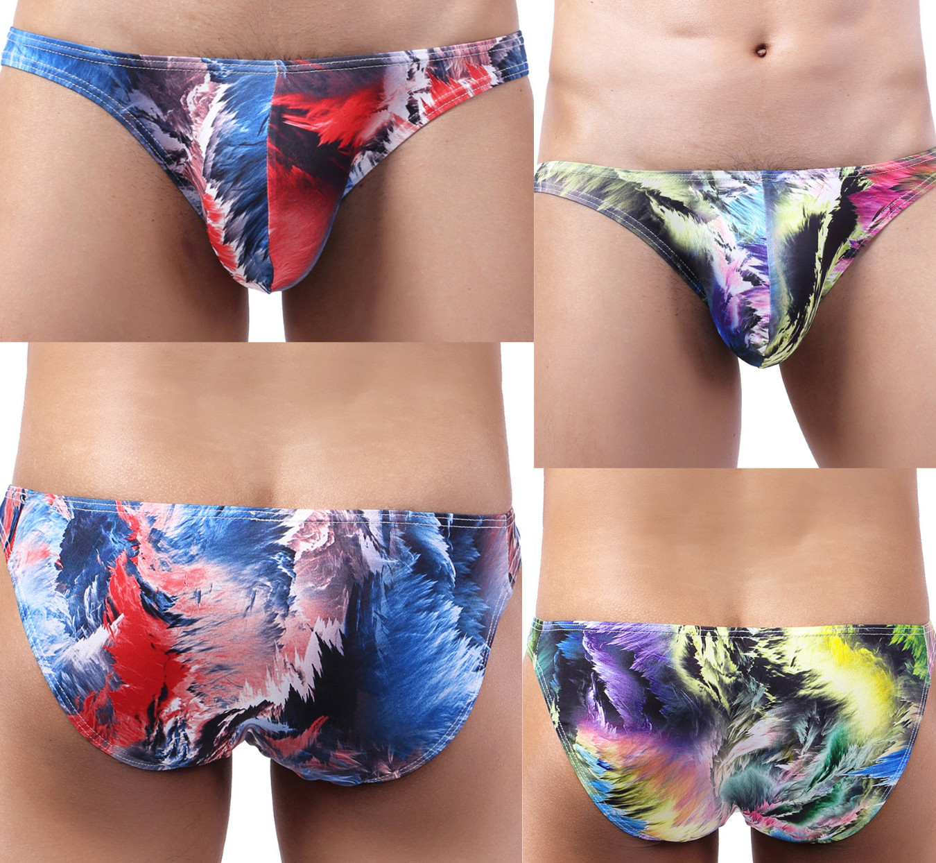 Men’s Sexy | 2 PACKS | Low-rise | Bikini | Contour Fit | Briefs | Underwear