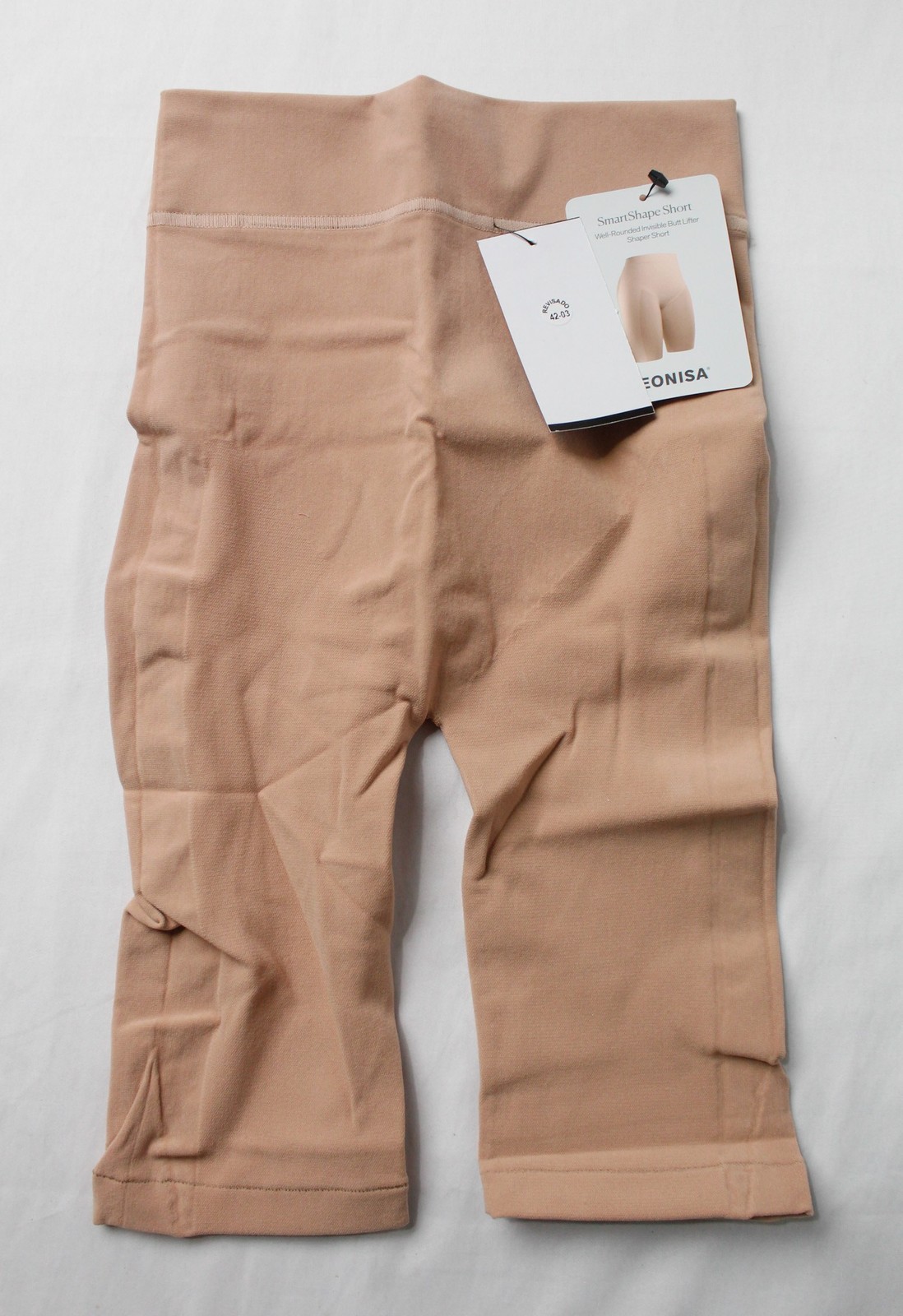 Leonisa Women’s Invisible Butt Lifter Shaper Short ZG3 Brown Size L/XL NWT