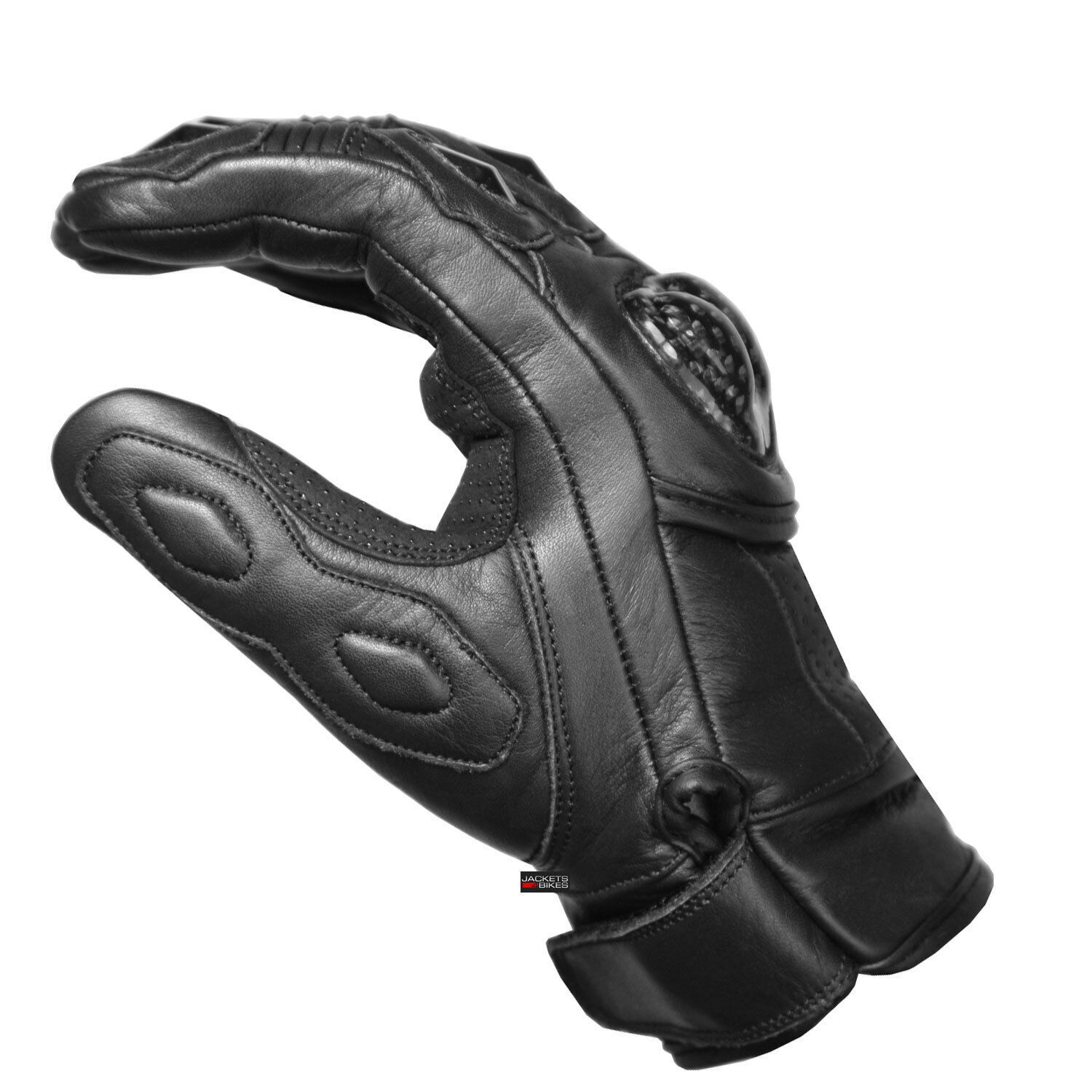 Men’s Premium Cowhide Leather Motorcycle Gloves Cruising Riding Street Racing