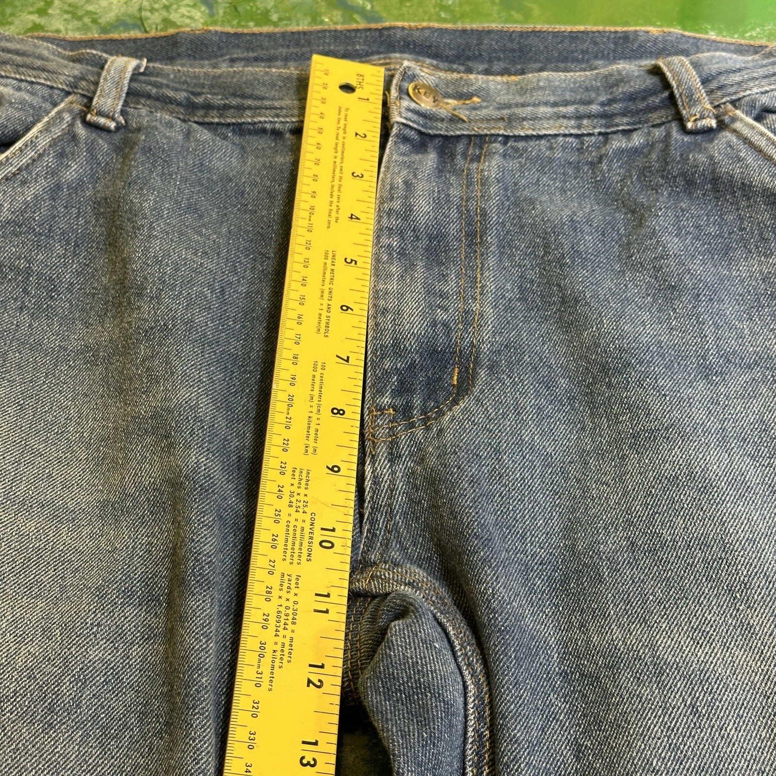 Key Men’s Performance Comfort Denim Dungaree Blue Jeans Carpenter Loop Workwear