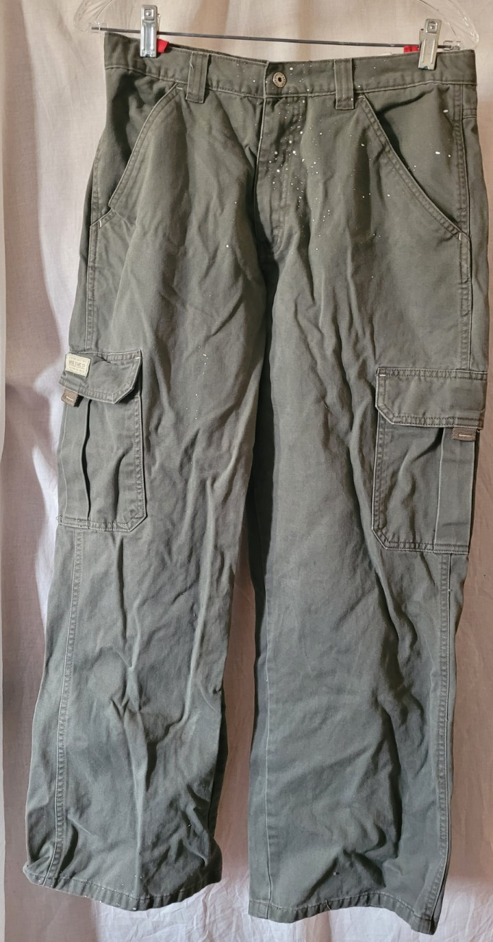 Young Men’s WRG Jeans Co. Grey Adjustable Waist Snap Zip 31″x36″ Inseam 28″
