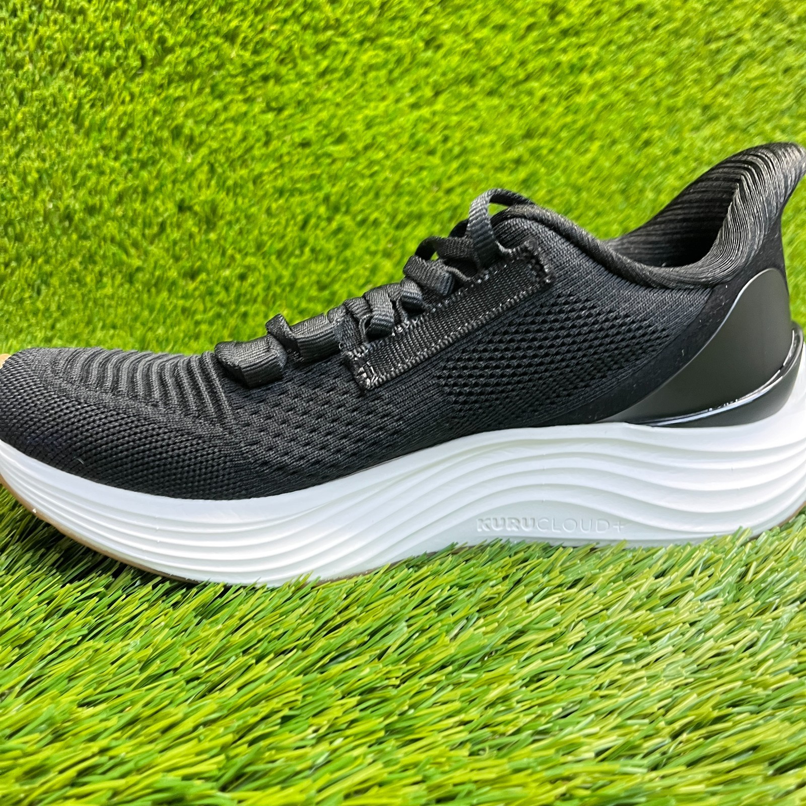 Kuru Atom 2 Womens Size 7 Black White Athletic Running Walking Shoes Sneakers