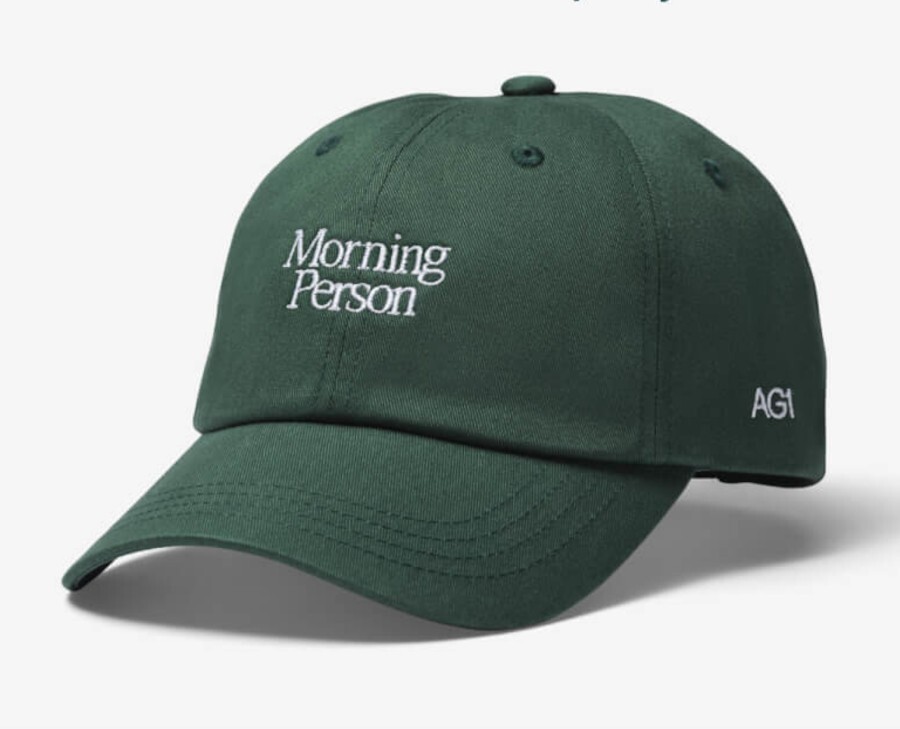NWT – AG1 Adjustable “Morning Person” Hat – One Size Fits All – Green