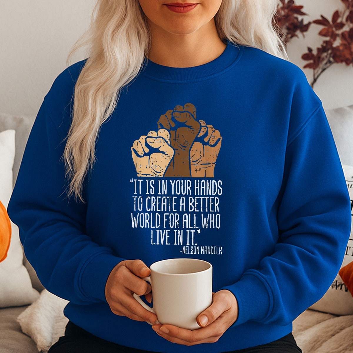 Your Hands Create a Better World Shirt – BLM Activism Unity Empowerment Tee