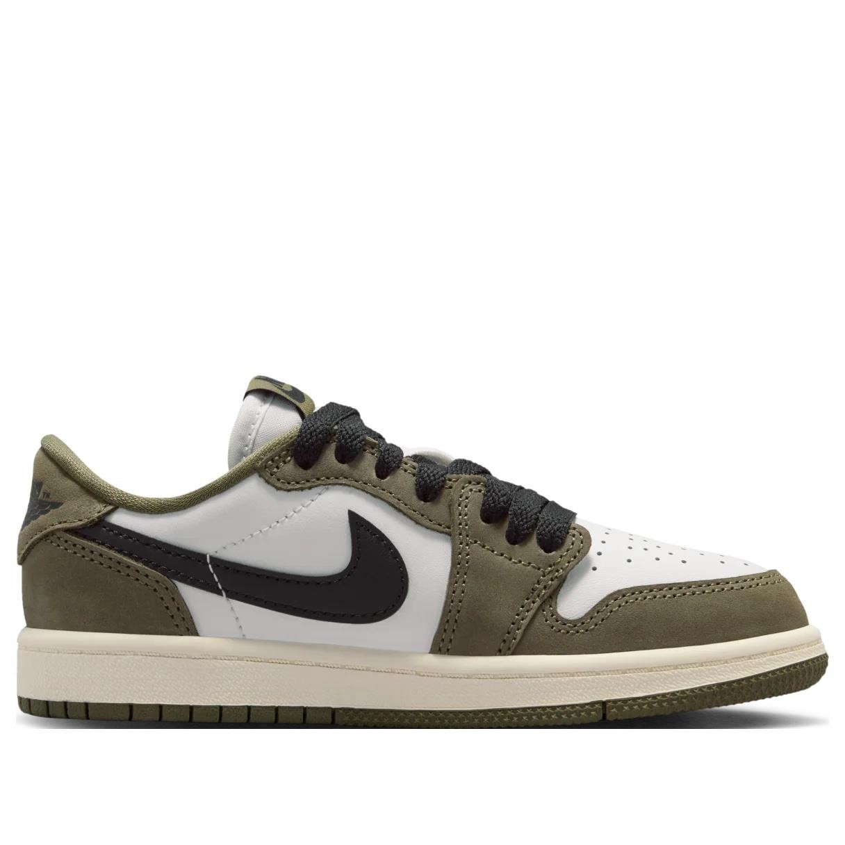 Nike Air Jordan 1 Retro Low OG Medium Olive TD HQ6997-200 & PS HQ6996-200 New