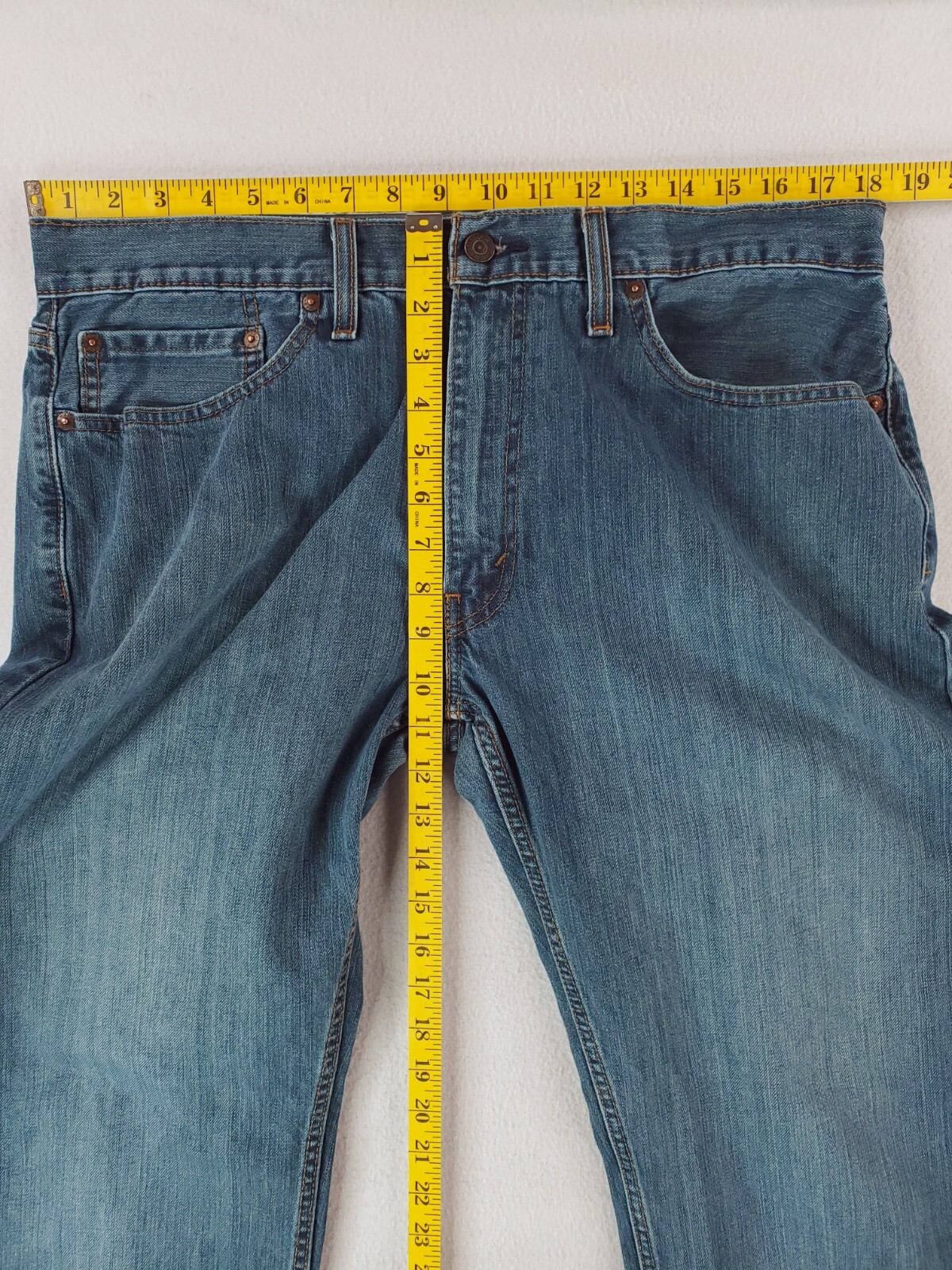 Levis 559 Jeans Mens 36×34 Blue Relaxed Straight Medium Wash Work Pants