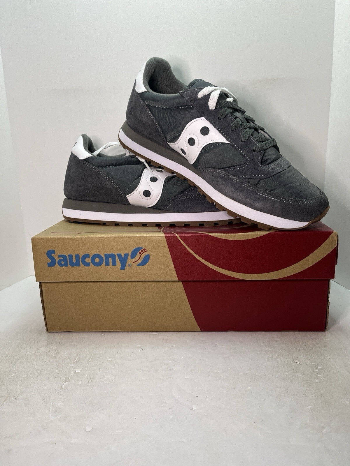 Saucony Originals Jazz Men’s Sneakers Gray Size 10.5M S2044-434 NEW w/Box