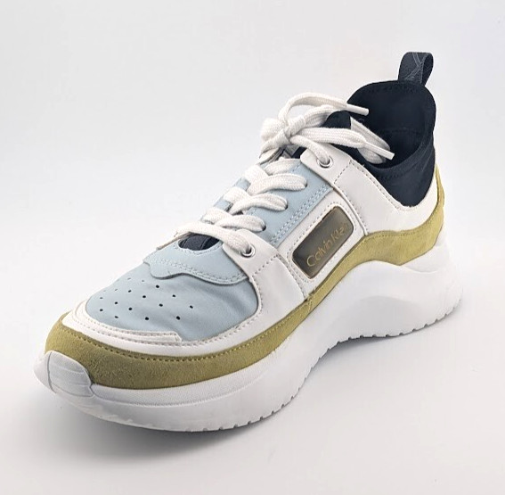 Calvin Klein Womens Ultra Neoprene Multicolor Lace-Up Sneaker Shoes Size 8M