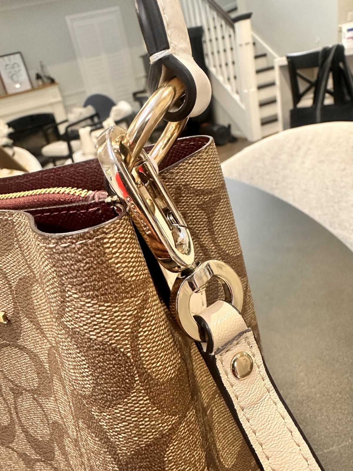 Coach Authentic Signature Small Town Bucket Bag Elevate your everyday style