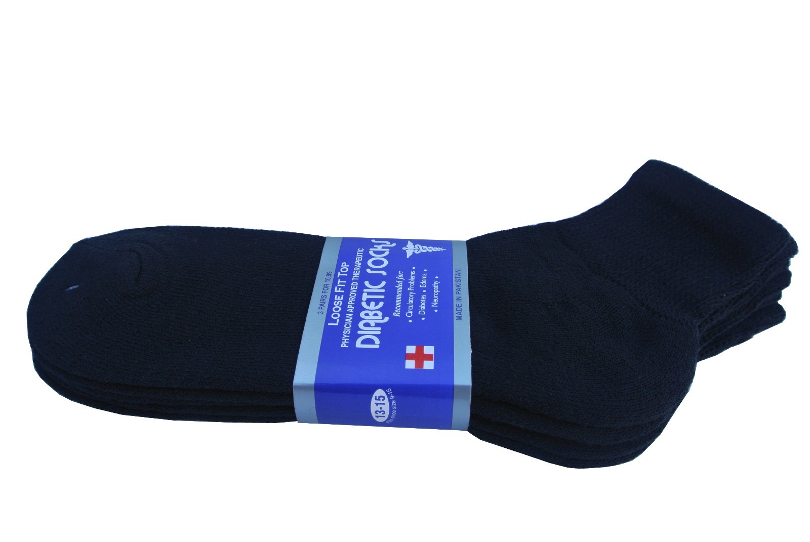Diabetic ANKLE Socks Health Men’s & Women’s Cotton ALL SIZE Up to 13-15