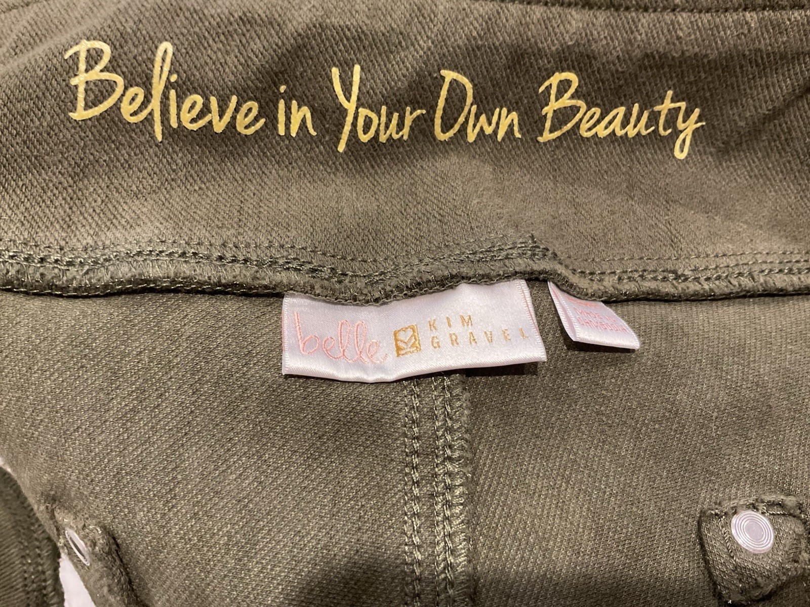 Belle By Kim Gravel Flexibelle Zip Ankle Jeans