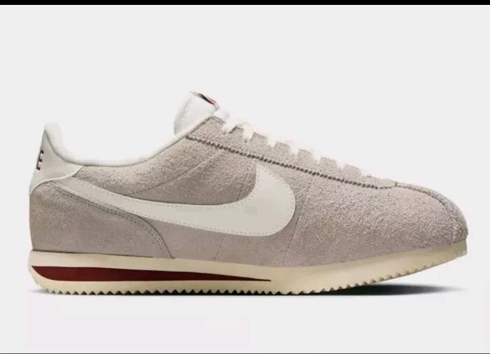 Men Sz 9.5 Nike Cortez SE College Gray Sail HF3142-001