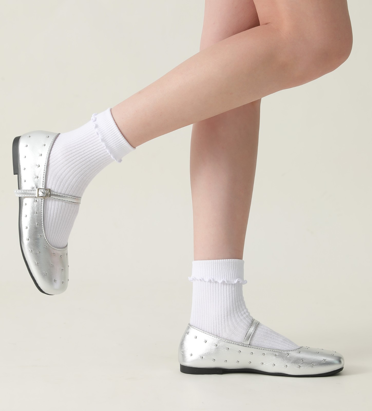 6-Pair Cotton Ruffle Frilly Crew Socks Womens Turn Cuff Fashion Cute