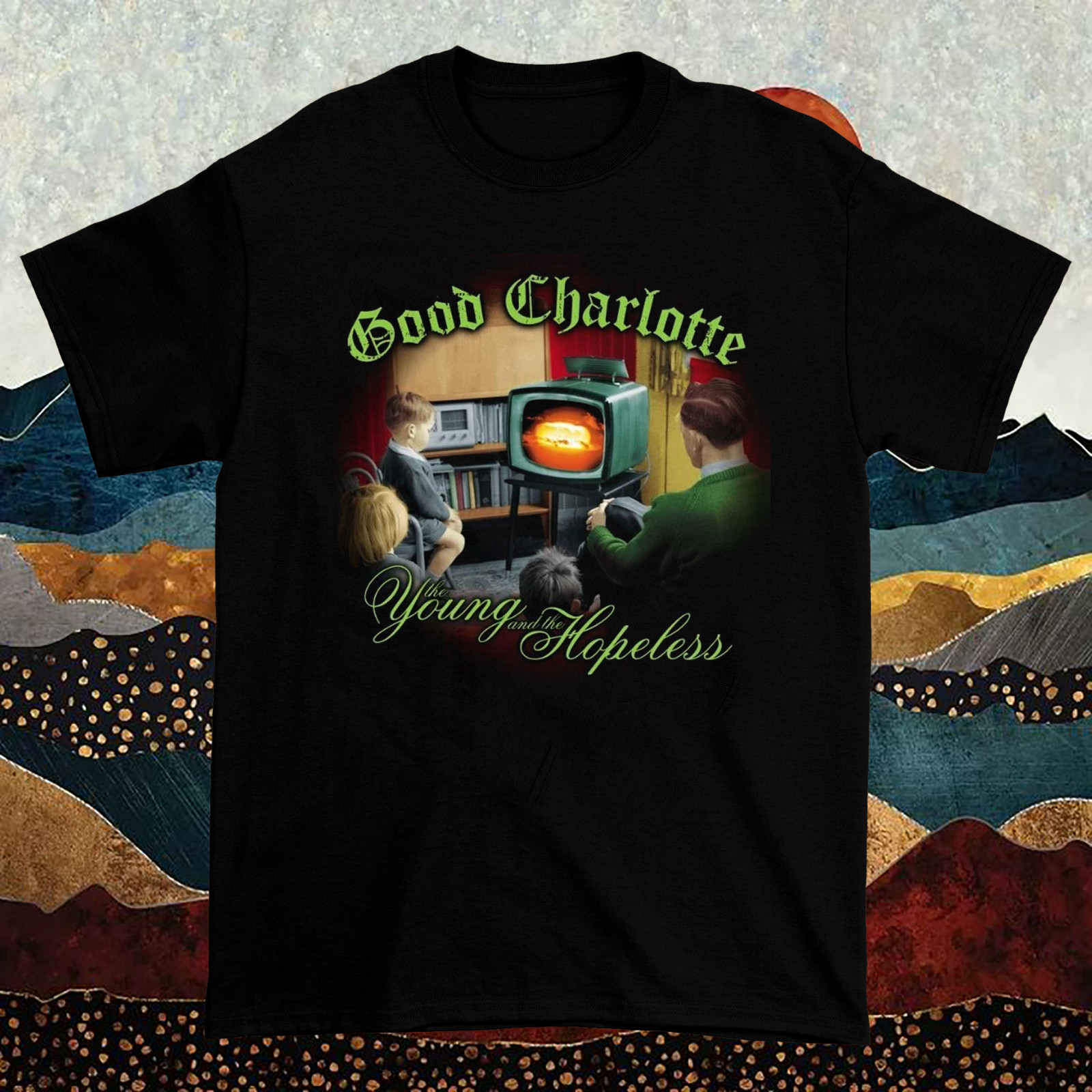 Good Charlotte Band The Young and the Hopeless T Shirt Full Size S-5XL