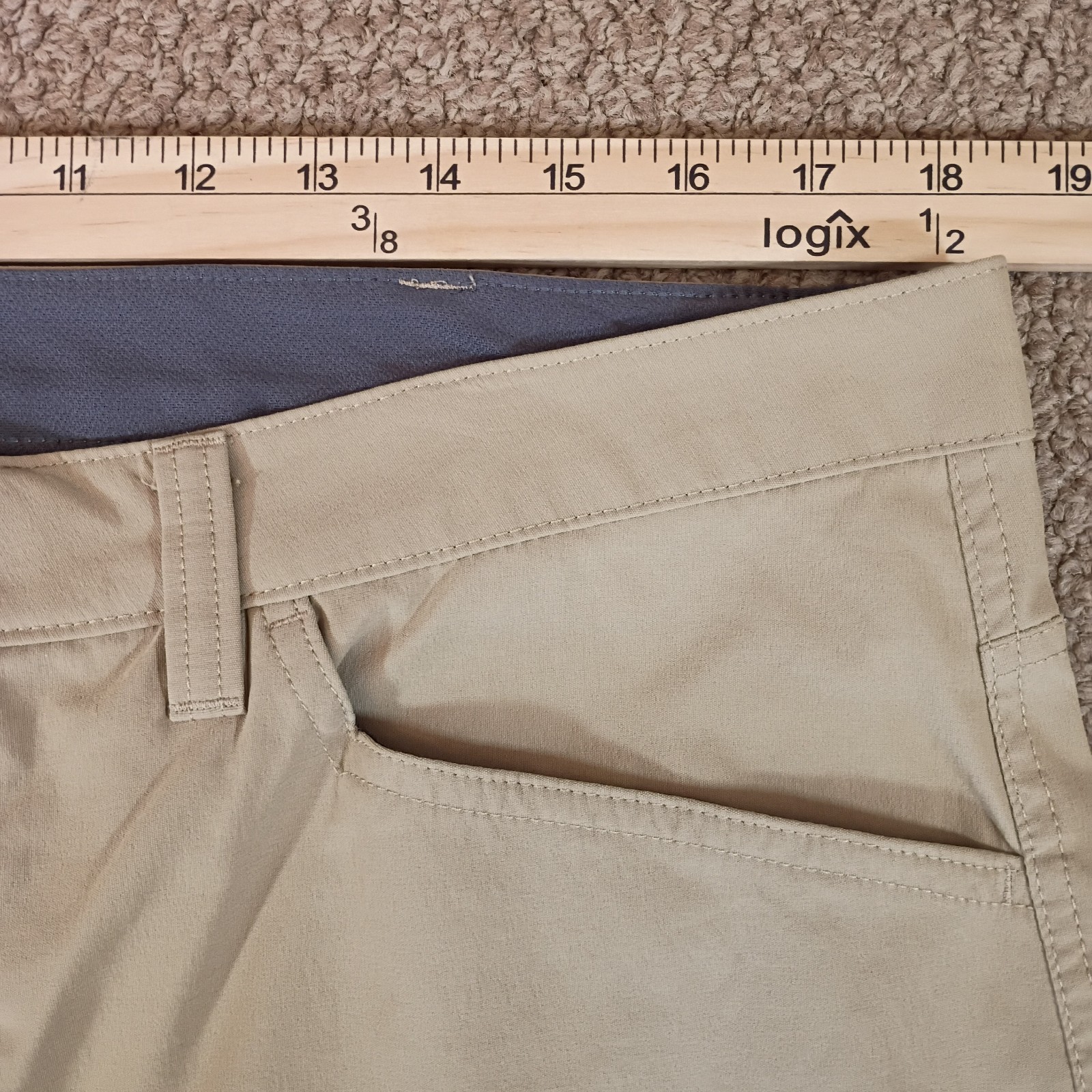 Eddie Bauer Men’s Beige Pants Size 38 X 32 Hiking and Convertible Zip-Off Legs
