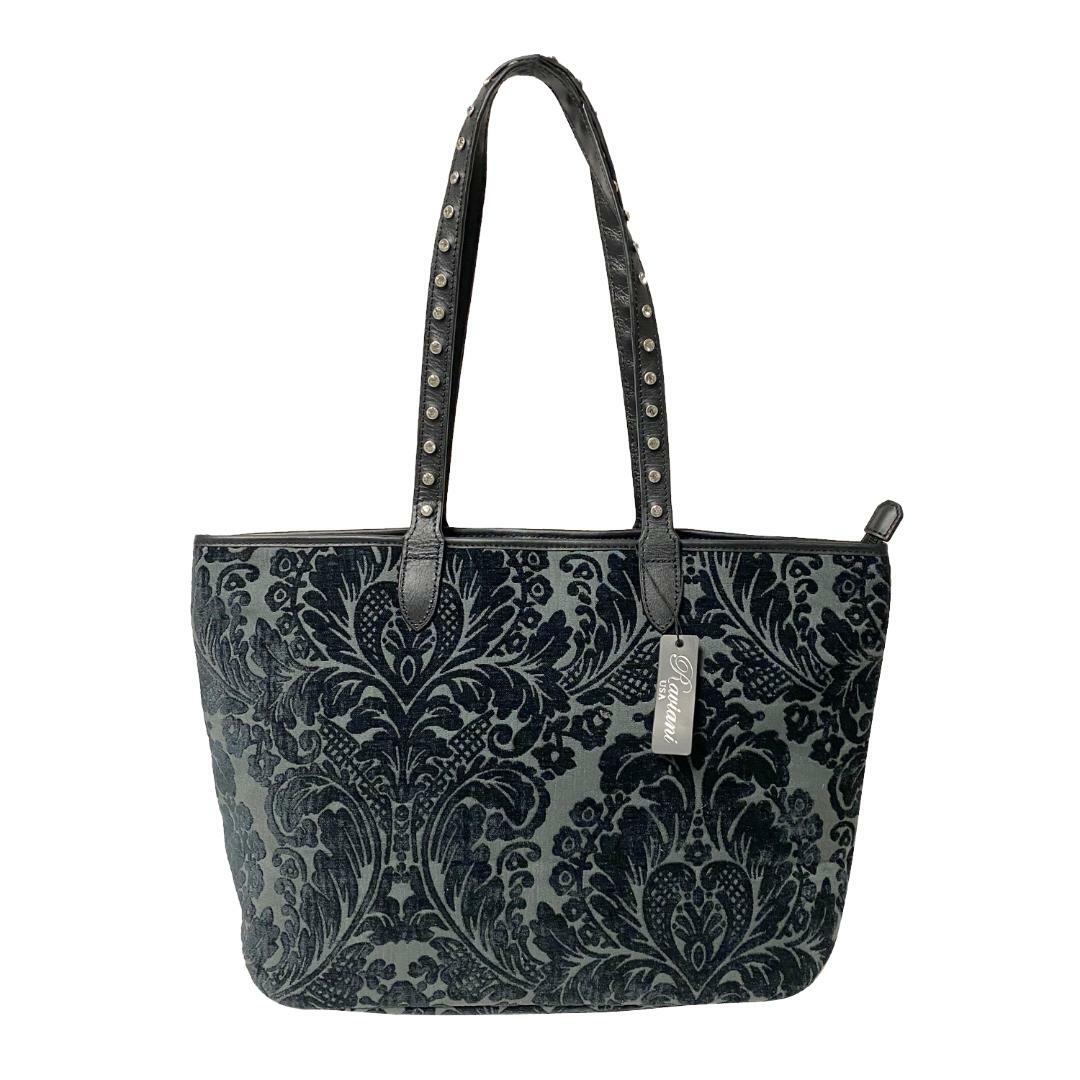 Raviani Black Chanel Tapestry Tote