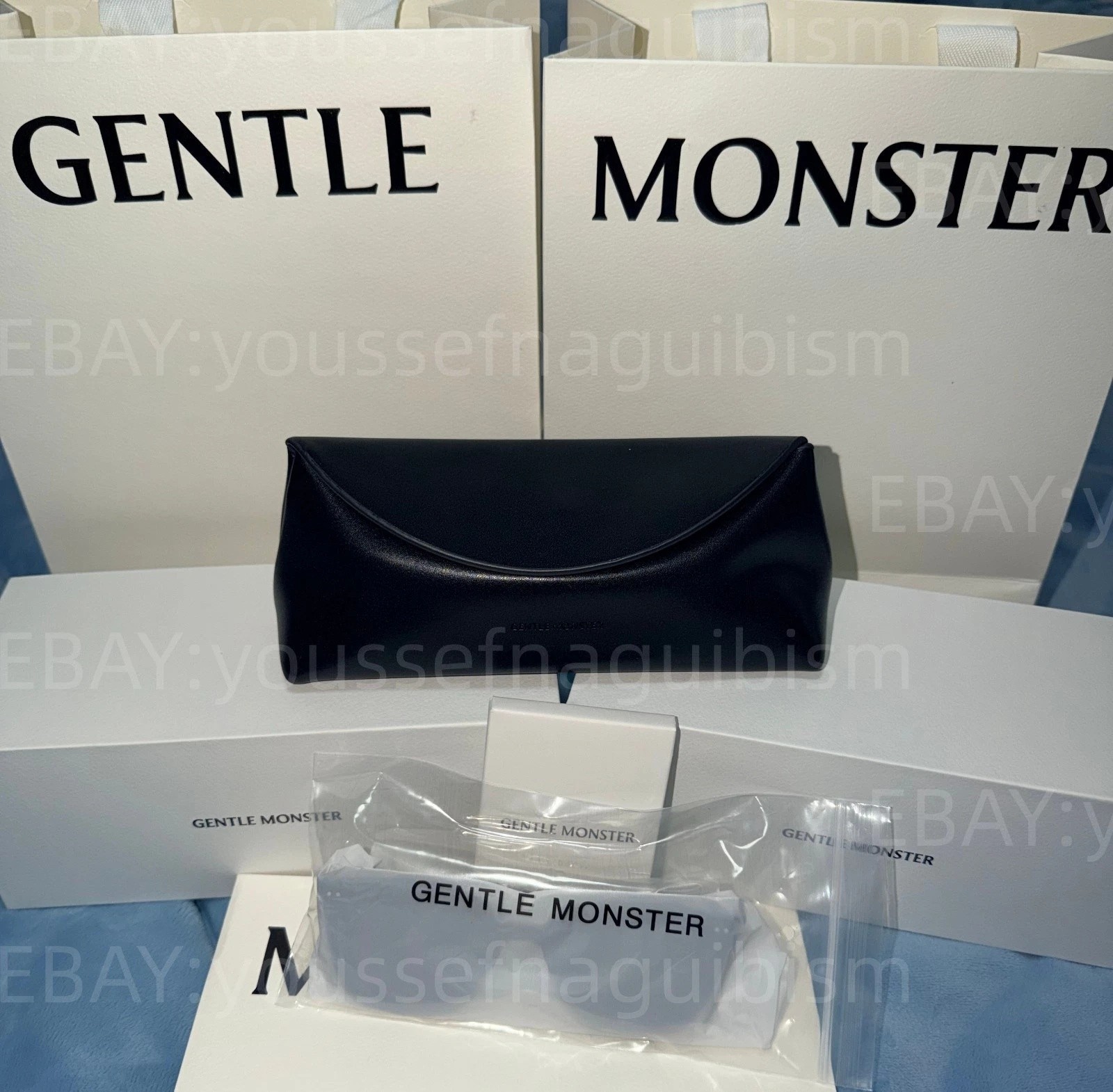 2026 GentleMonster Soho 01 Sunglasses Black Frame Black Lenses