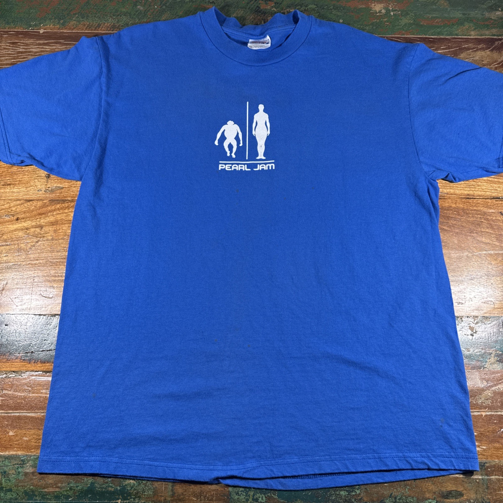 Vintage Pearl Jam Shirt Mens XL Y2K Binaural Tour T Hanes Beefy Tag HAS STAINS