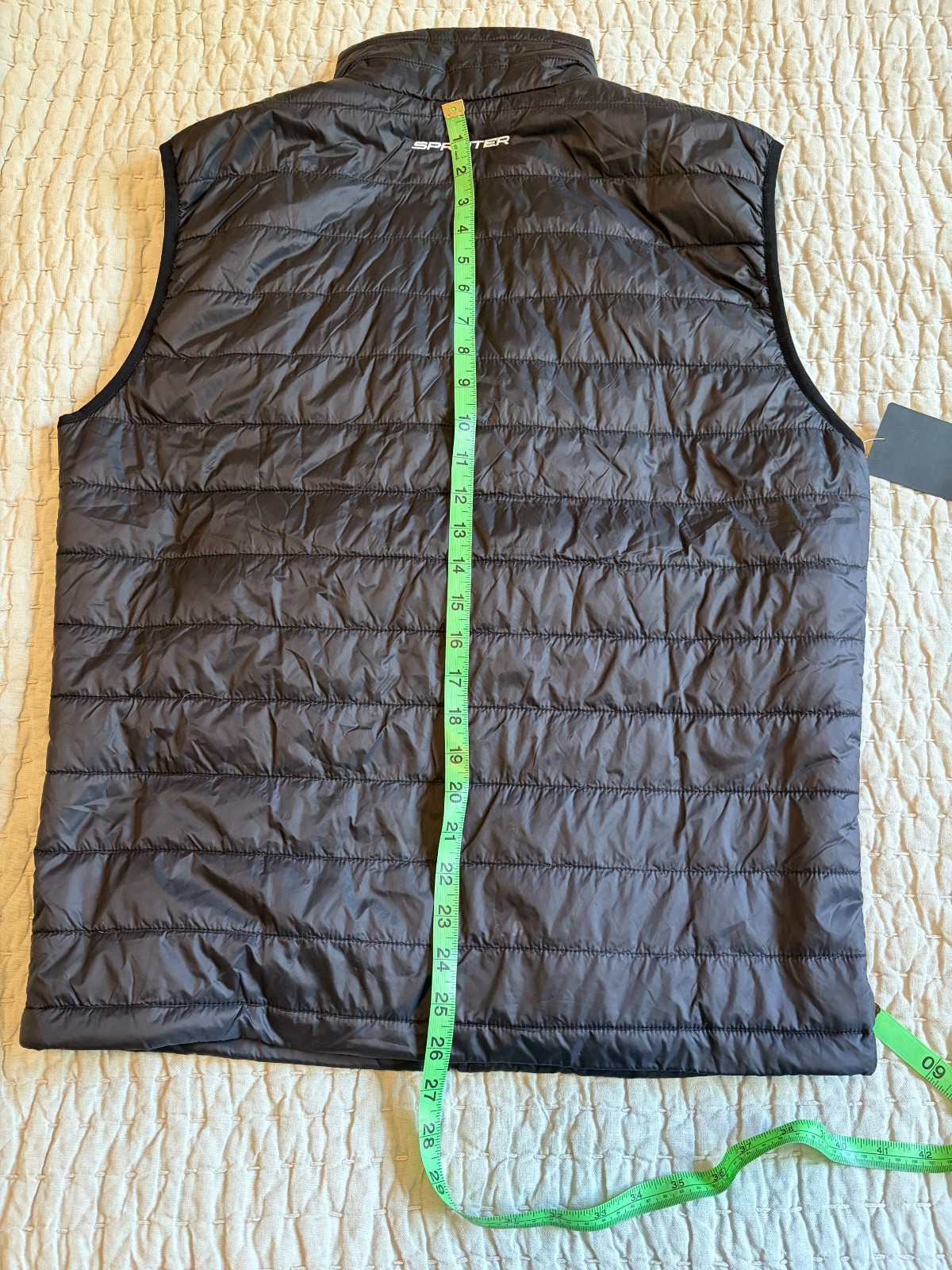 **NEW** Mercedes-Benz Puffer Vest Size Small Black Full Zip Embroidered Logo