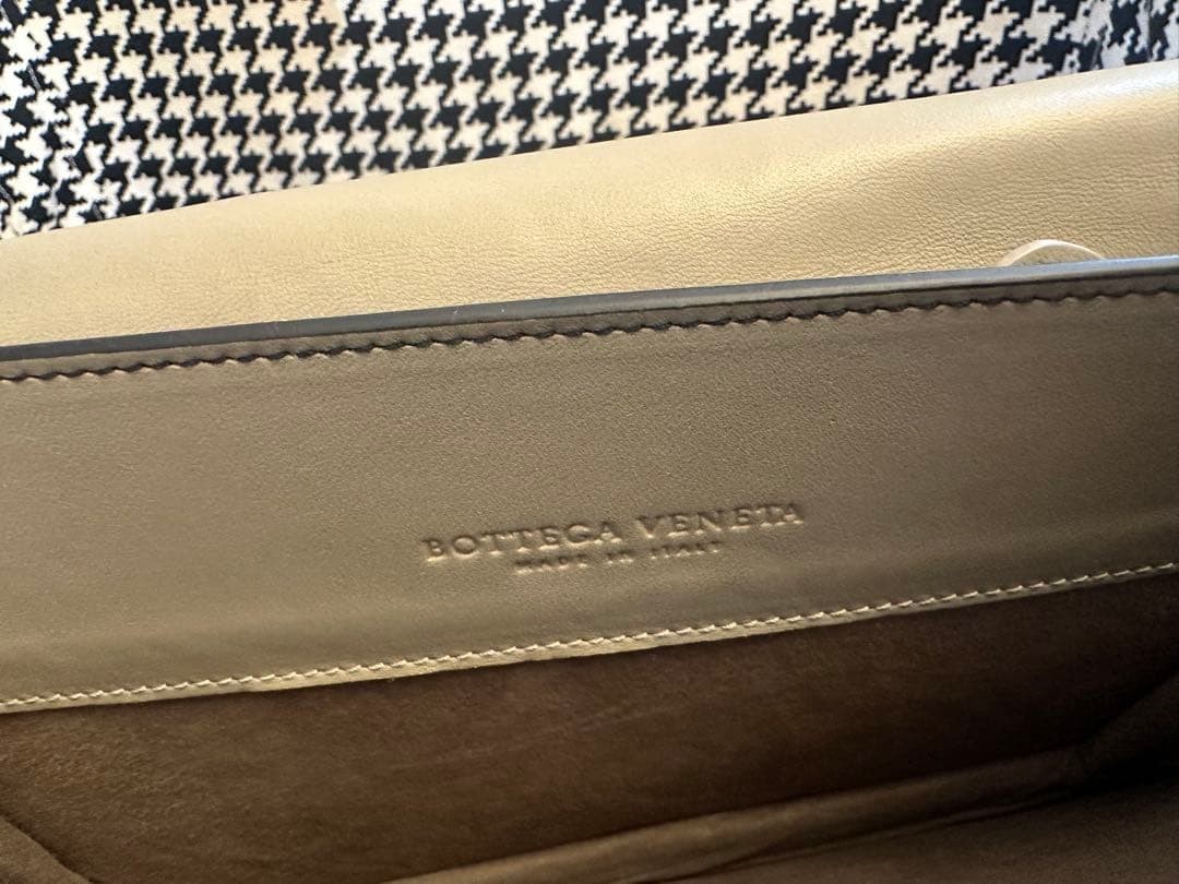 BOTTEGA VENETA Clutch Bag Pouch Leather Gray Unisex Brand New