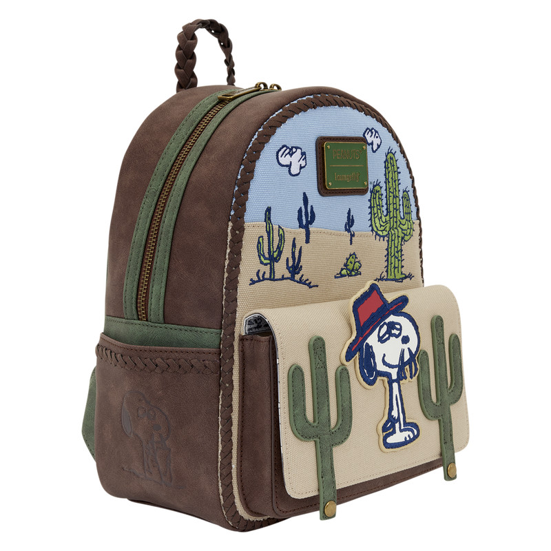 🔥🏷️HOT DEAL🔥 Loungefly Peanuts Spike Desert Mini Backpack