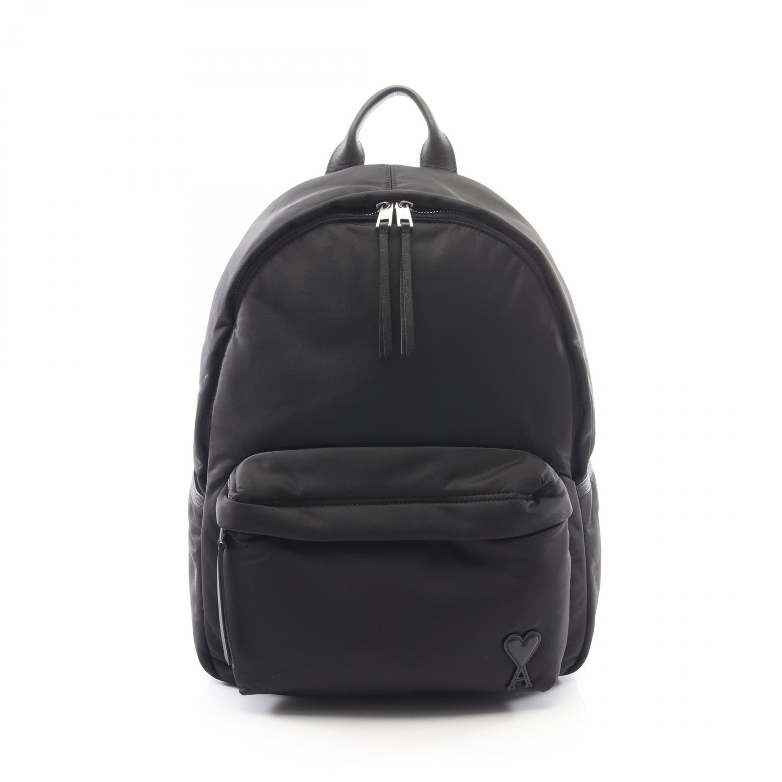 AMI Marcel Leather Nylon Canvas Backpack – DUTY FREE