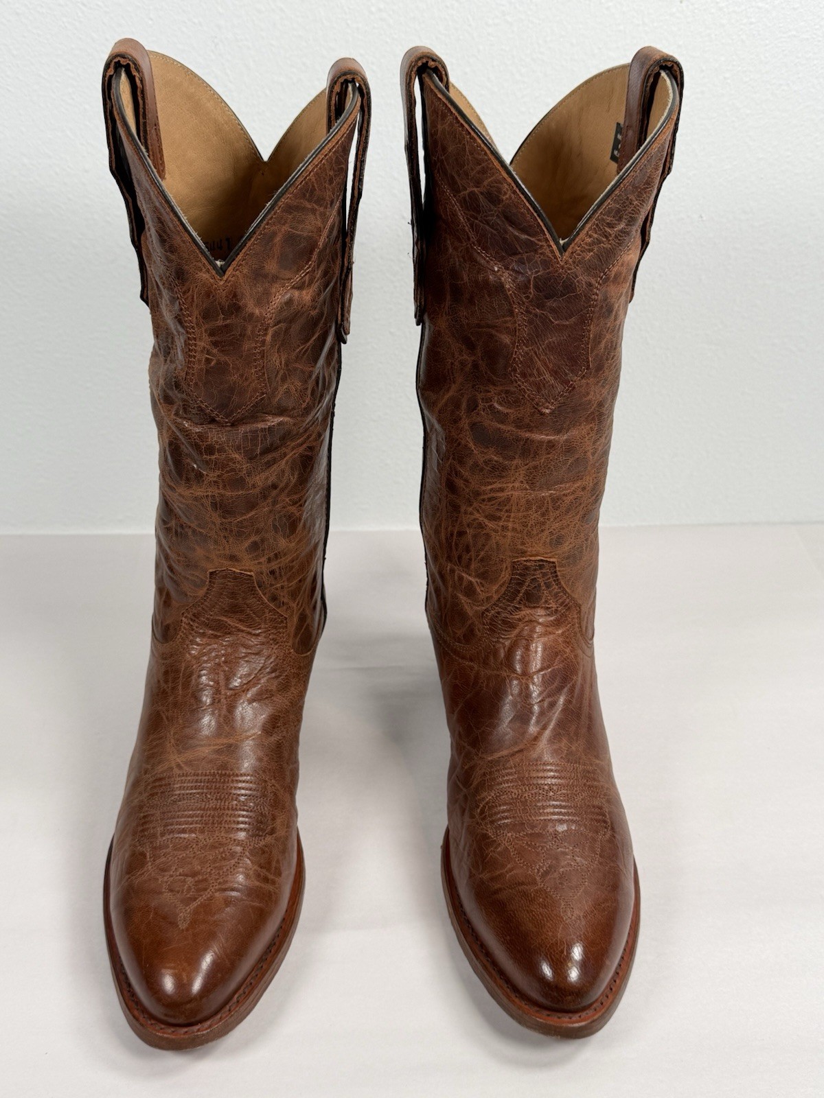 Men’s Cattle Baron Cowboy Boots Size 9 D Scotch Goat DH5441 Ranch Riding Western