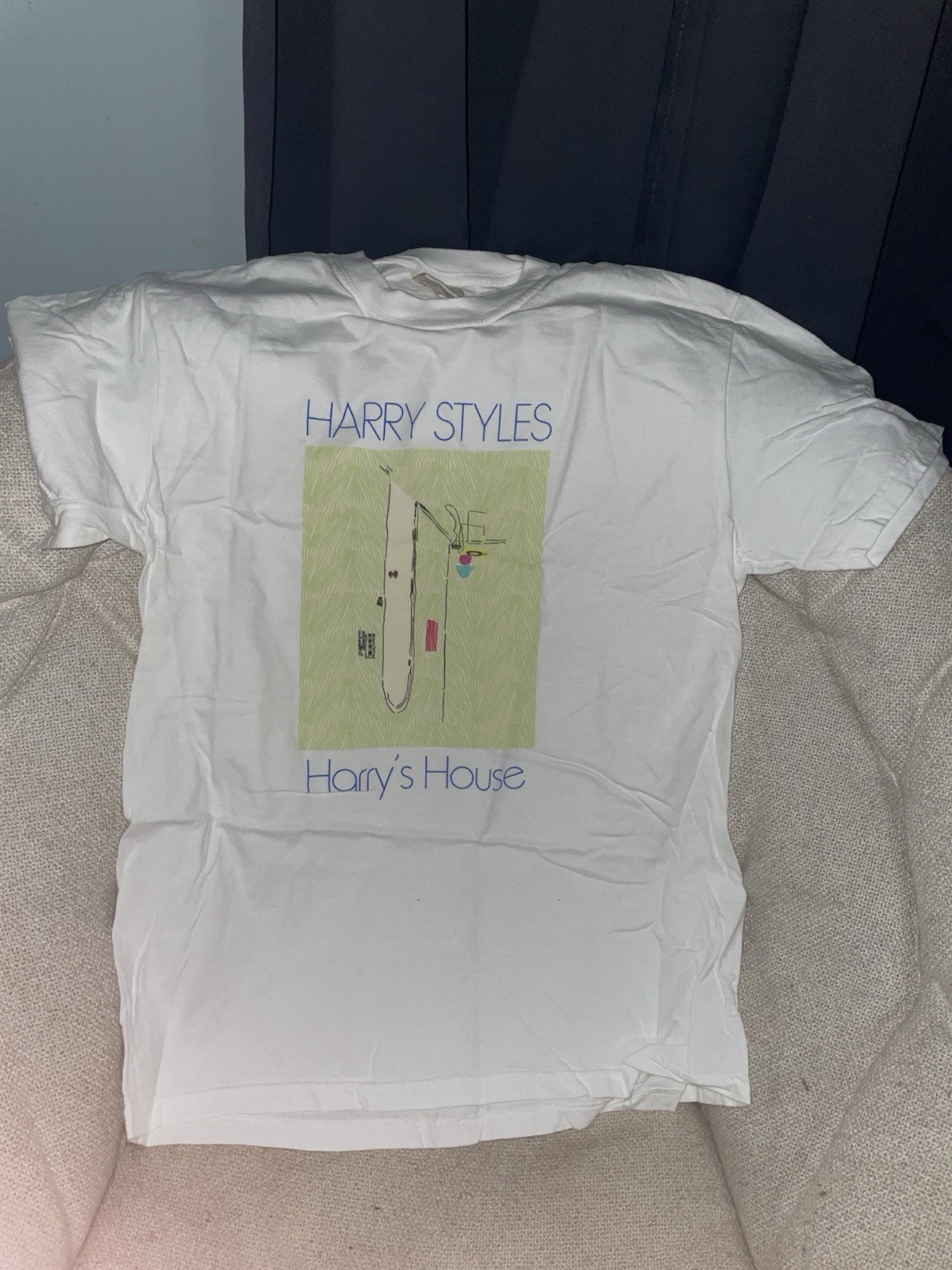 Harry Styles Harry’s House One Direction Rare Medium Abstract Merch Tee Shirt