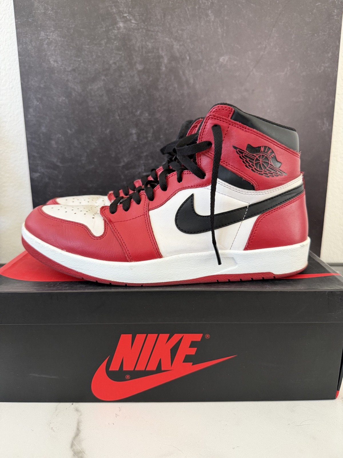 Air Jordan 1 – Black White and Red – Size 11 – Pre-owned – Original Box