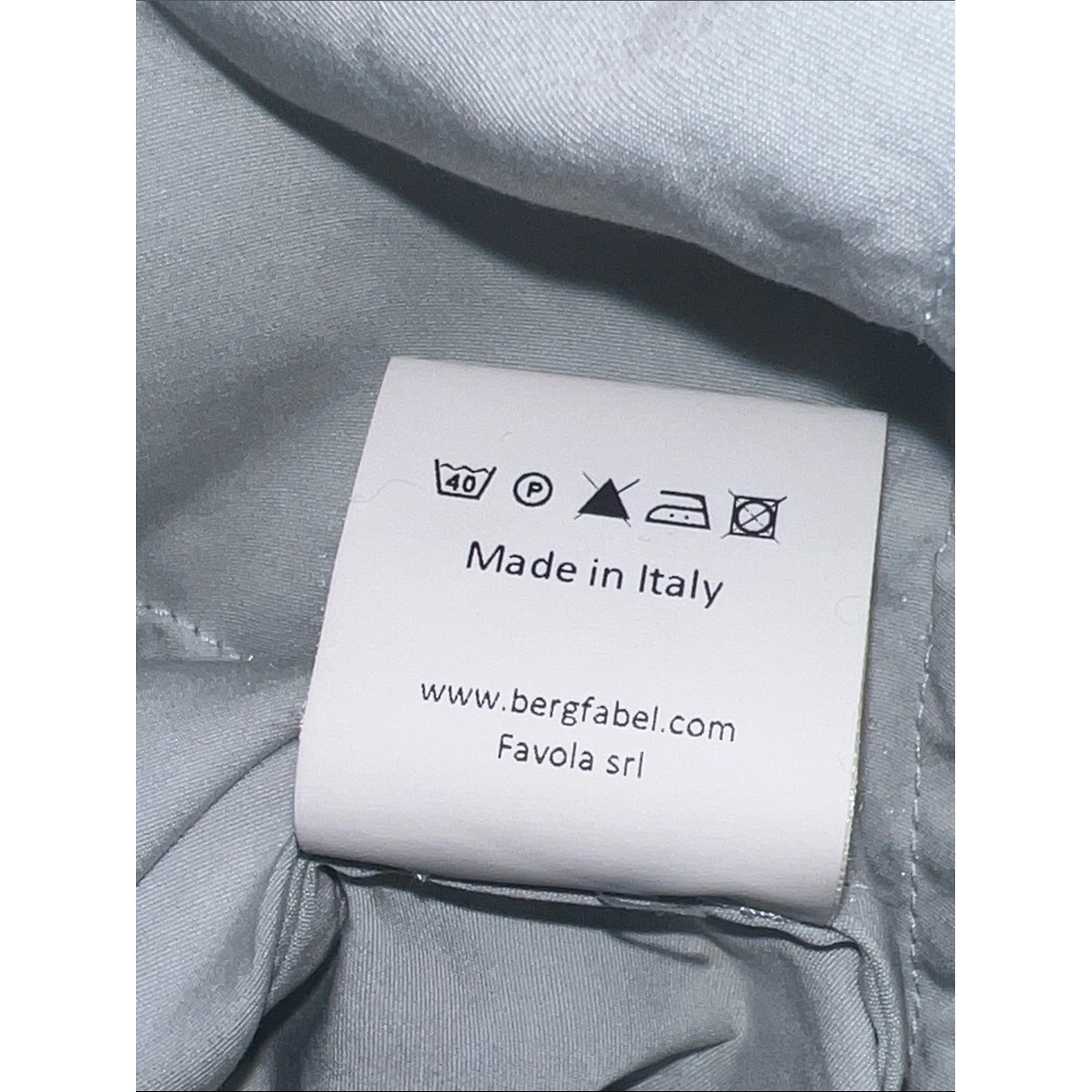 Bergfabel Tania Quiet Luxury Oversized Cotton Shirt Water Blue IT 40