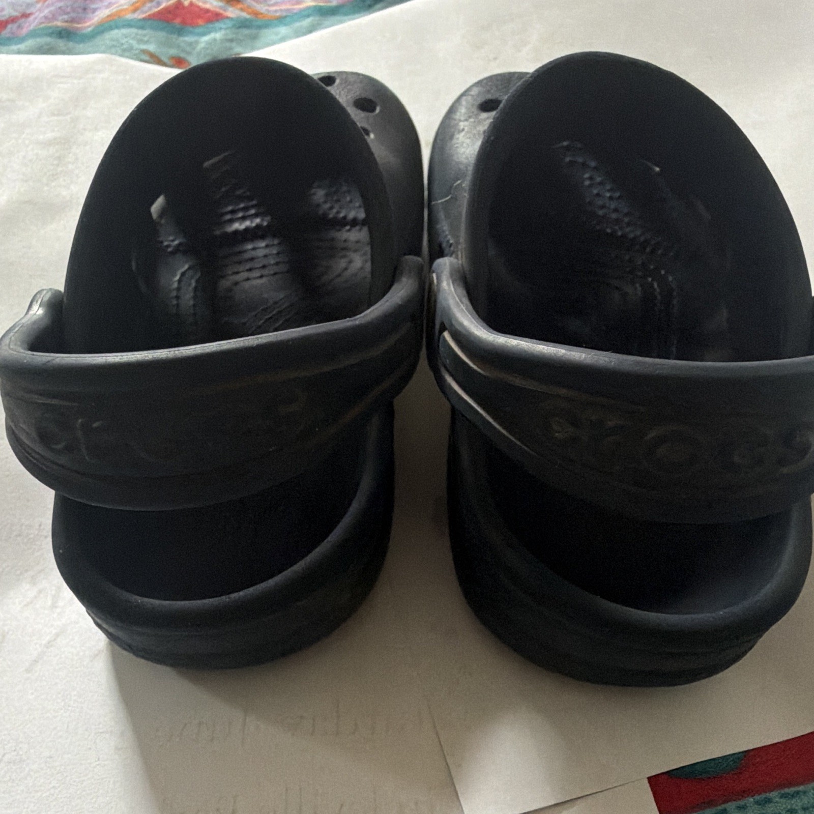 Crocs Classic Clog Kids Unisex navy blue Slip-On Strap Rubber Shoes US 8/C8