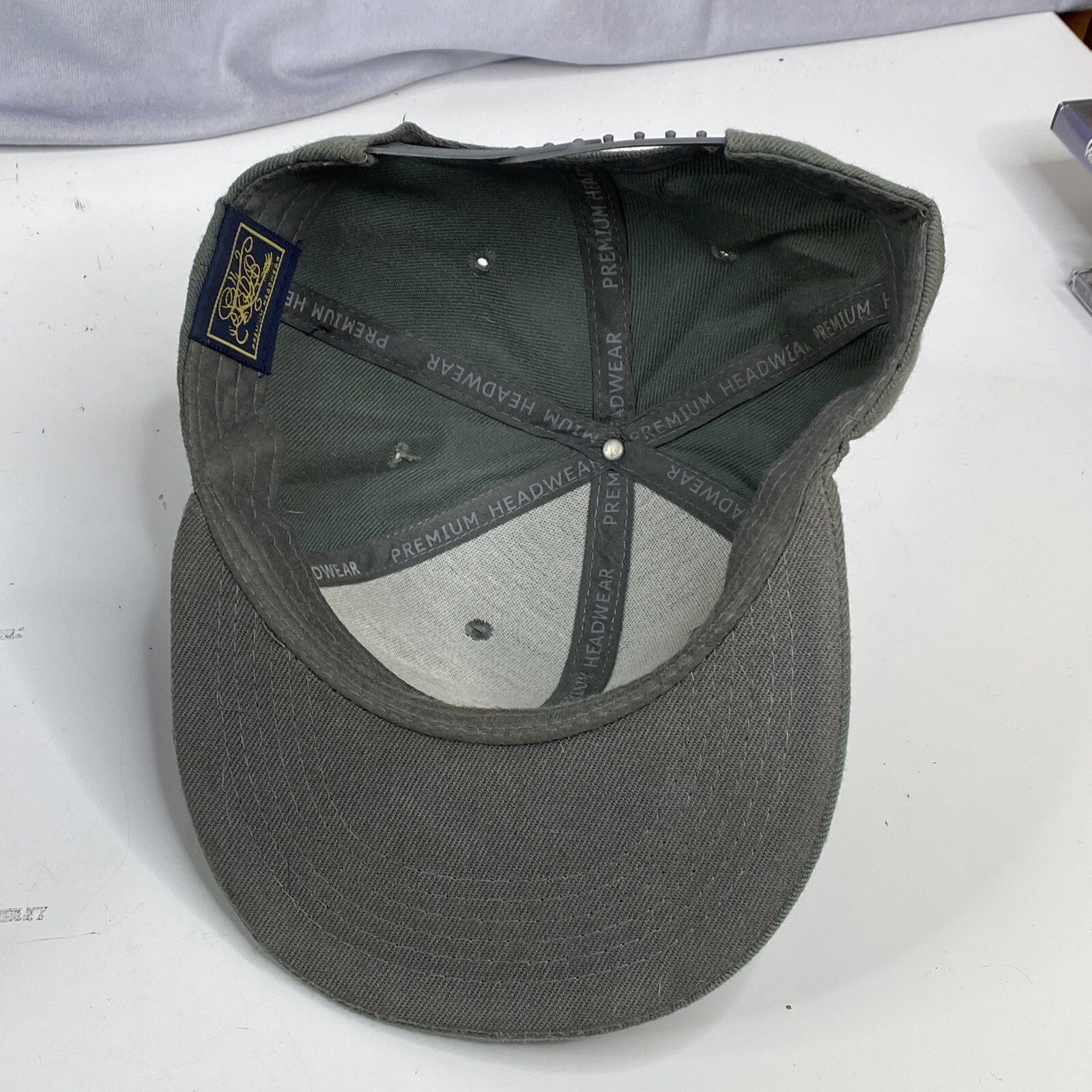 NEW KIPA Authentic Snapback Baseball Hat Cap Premium Headwear Gray Adult