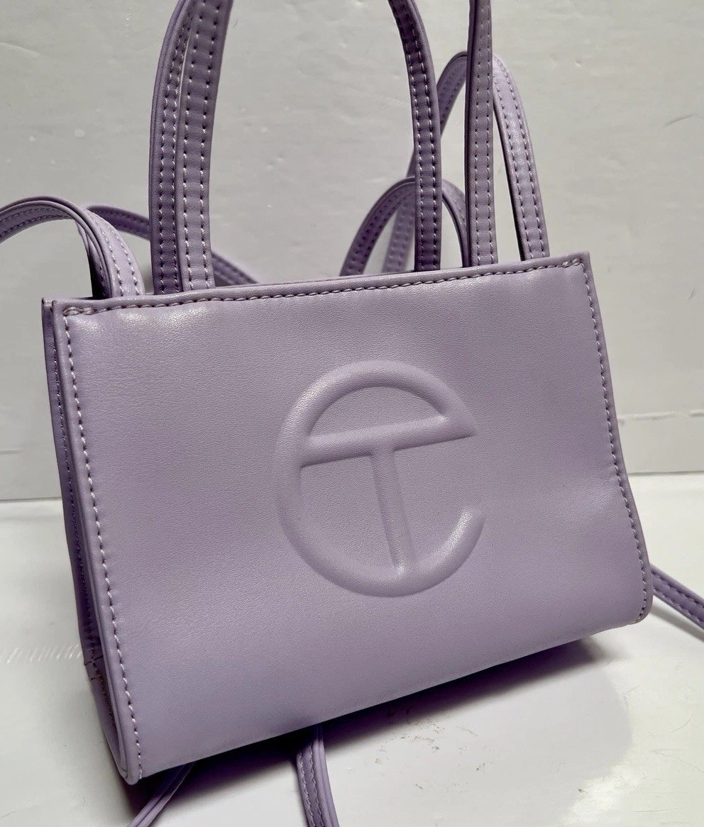 Telfar Mini Lavender Colorway Signature Shoulder Crossbody Shopper Tote Bag