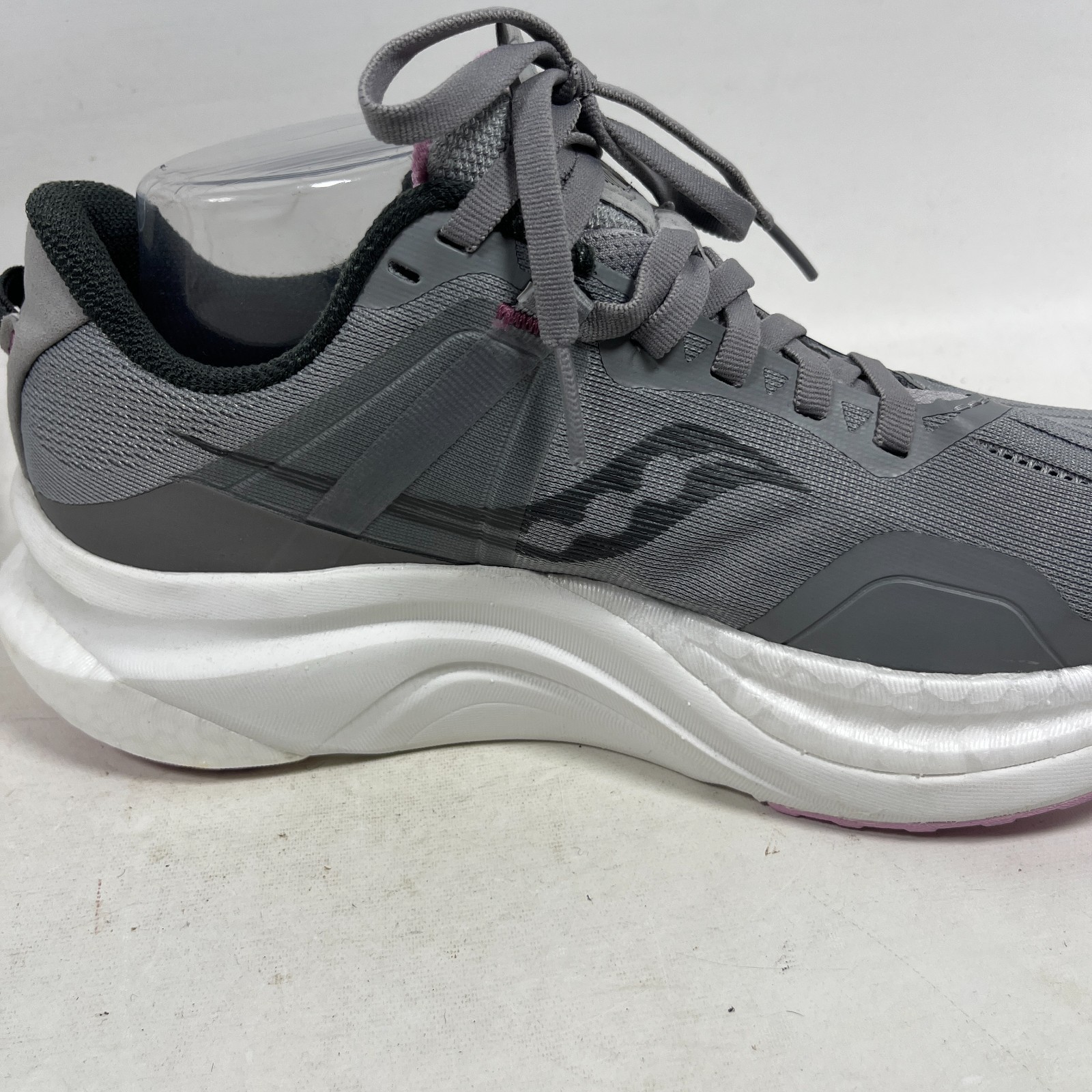 SAUCONY Sneakers Womens 8.5 W Tempus Wide Running Alloy Quartz S10721-15 Gray