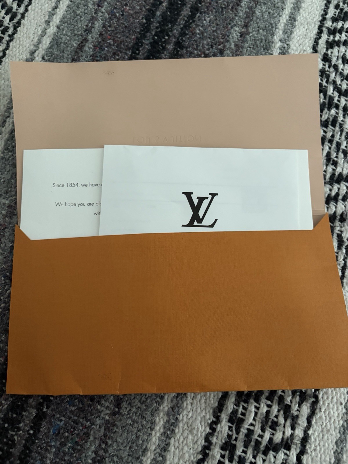 Authentic Louis Vuitton Envelope Card Holder Monogram Leather