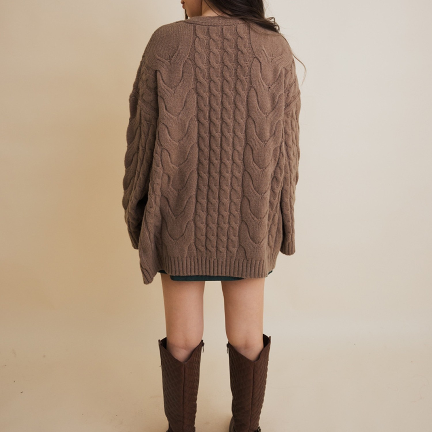 Dreamy Days Cable Knit Open-Front Cardigan – Cozy & Stylish for All Seasons