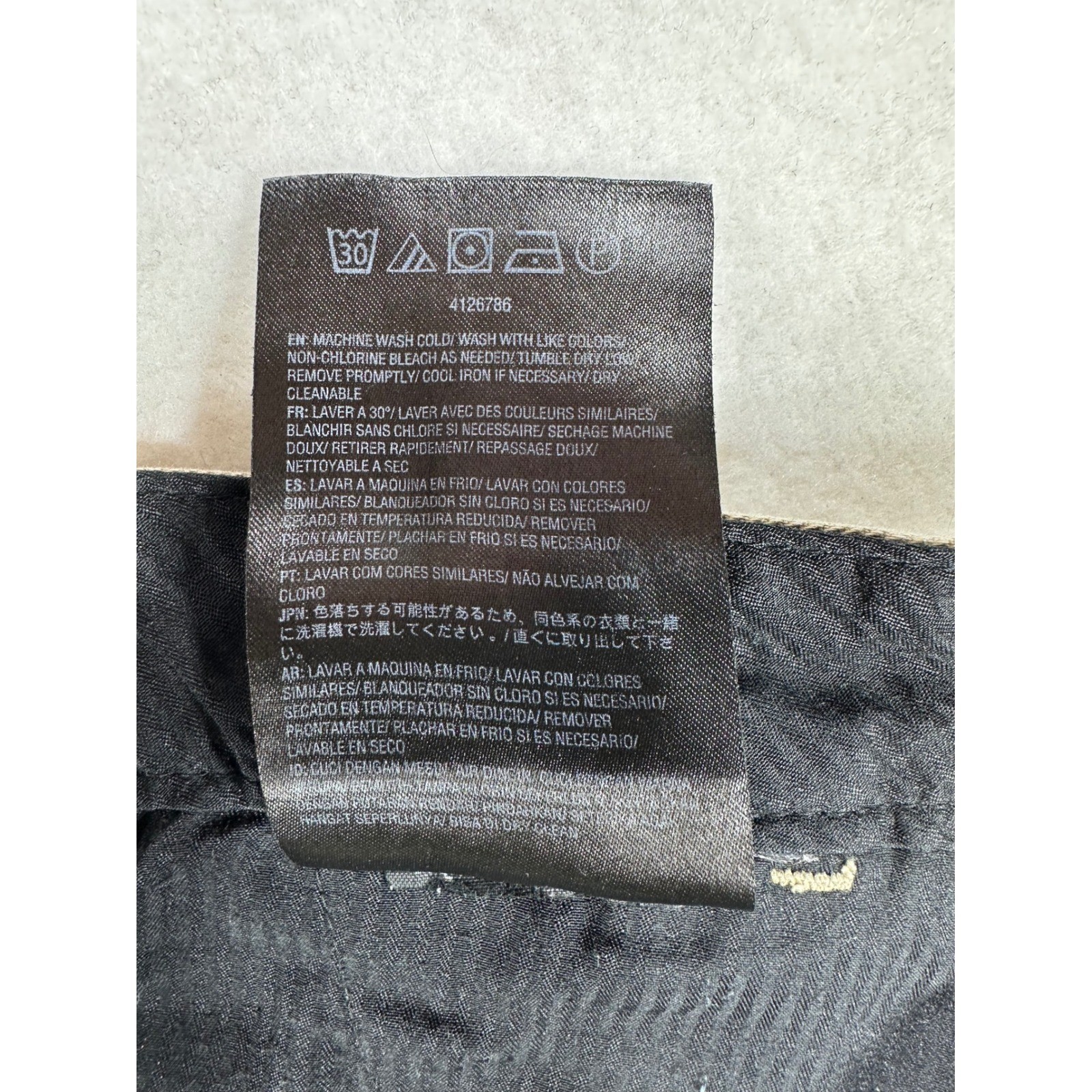 Volcom Frickin Modern Fit Chino Shorts Mens 40 Khaki Tan Stretch