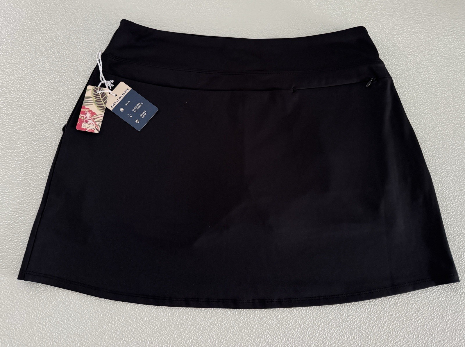 Tommy Bahama Active Golf Tennis Skort Skirt XS S M L XL Black A-Line Pockets W7
