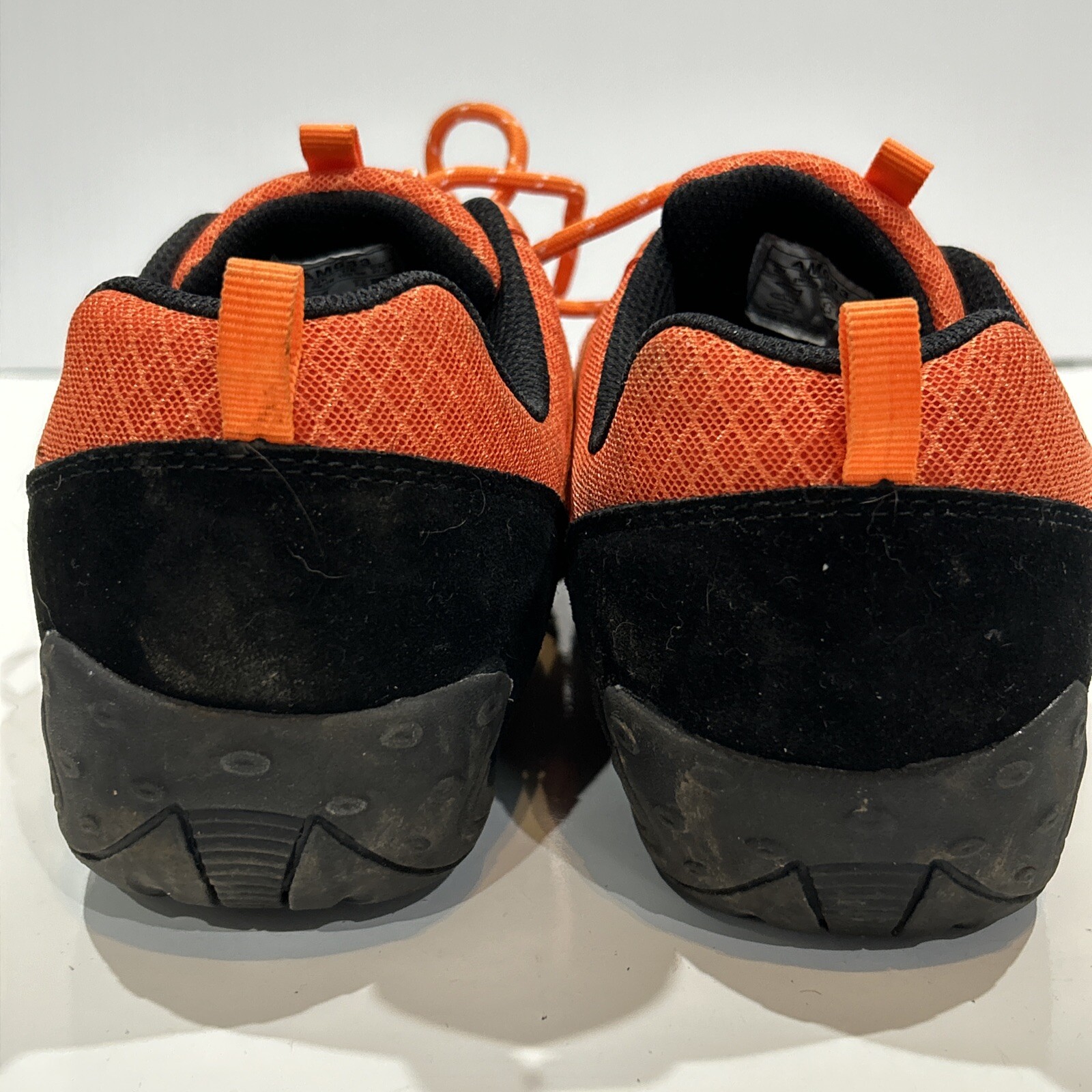 KnixMax Unisex Orange Low Top Hiking Trail Walking Trek Shoes 41 Men 8 Women 9.5