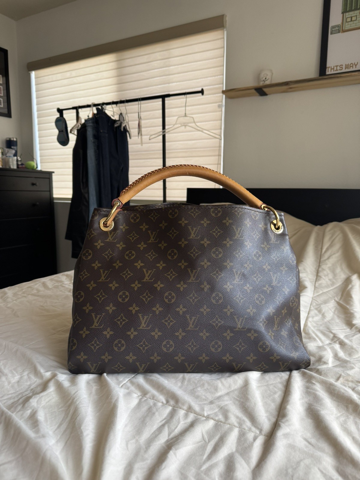 Louis Vuitton Artsy MM Hobo Bag