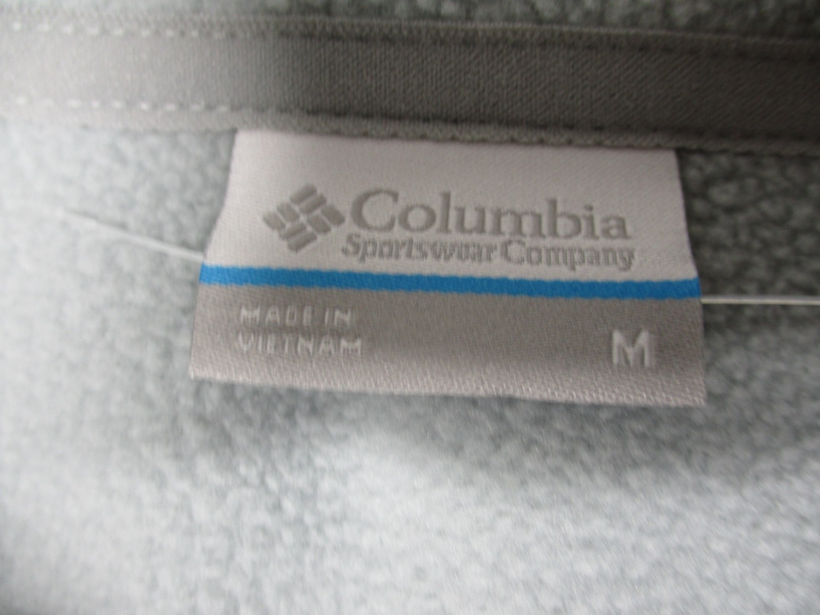 Columbia Bowen Lake II Softshell Jacket Water Repellent Mens Medium Gray