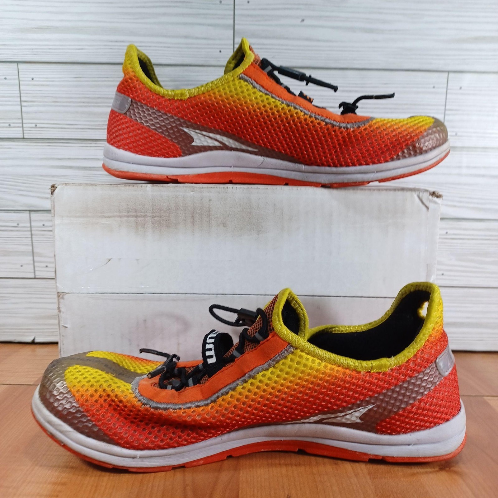 Altra 3Sum Shoes Mens Size 10 Contour Footbed Orange Running Low Top Zero Drop