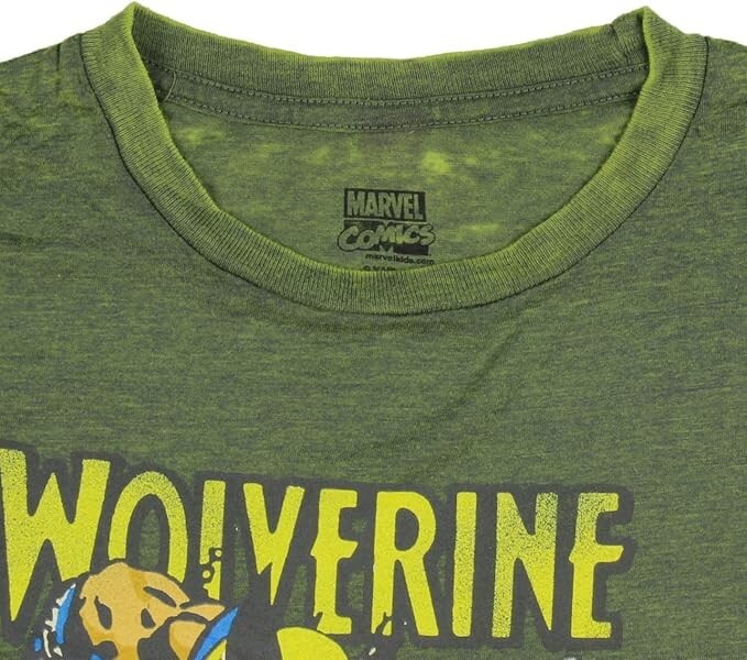 Marvel Wolverine Youth Boys Adamantium Time Burnout Shirt New Small (8)