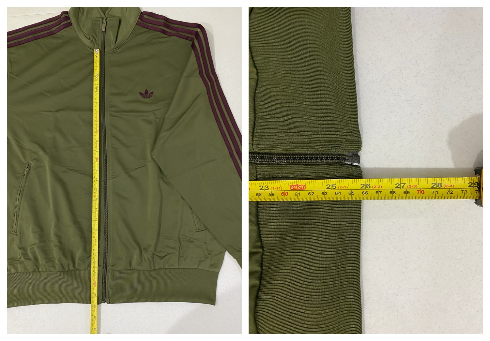 Adidas Originals Classics Firebird Tracksuit Focus Olive Maroon Size XL