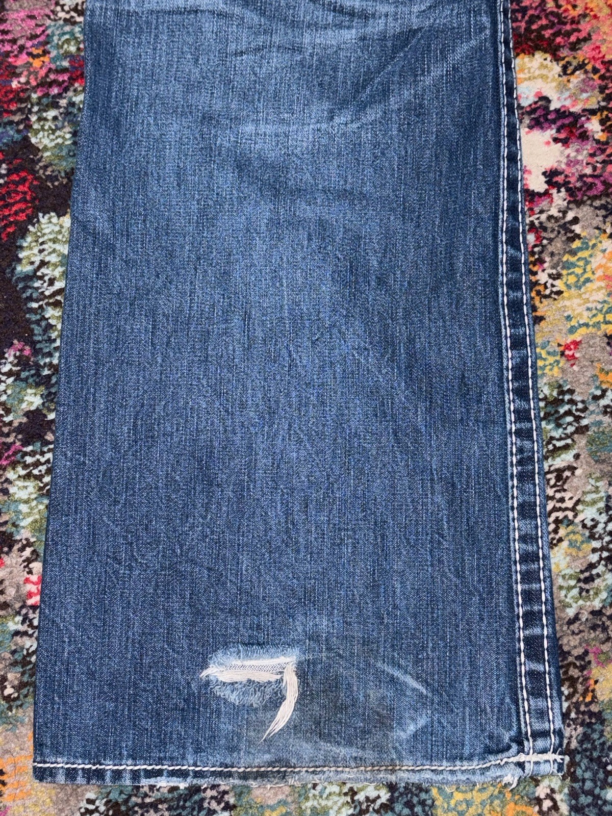 Vtg True Religion Section Billy Big T Row 36 Seat 34 Men’s Denim Jeans