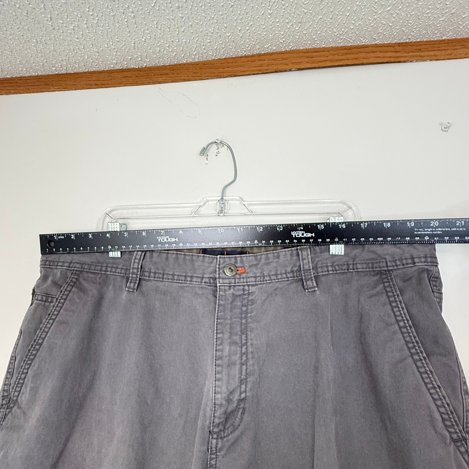 Weatherproof Pants Mens 40×30 Forged Iron Gray Canvas Utility