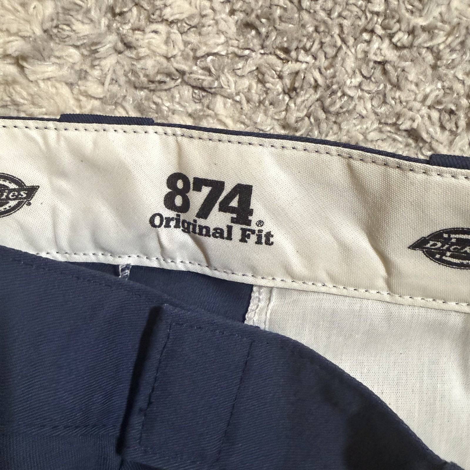 Dickies Men’s Original 874 Work Pants – Size 34×28, Navy