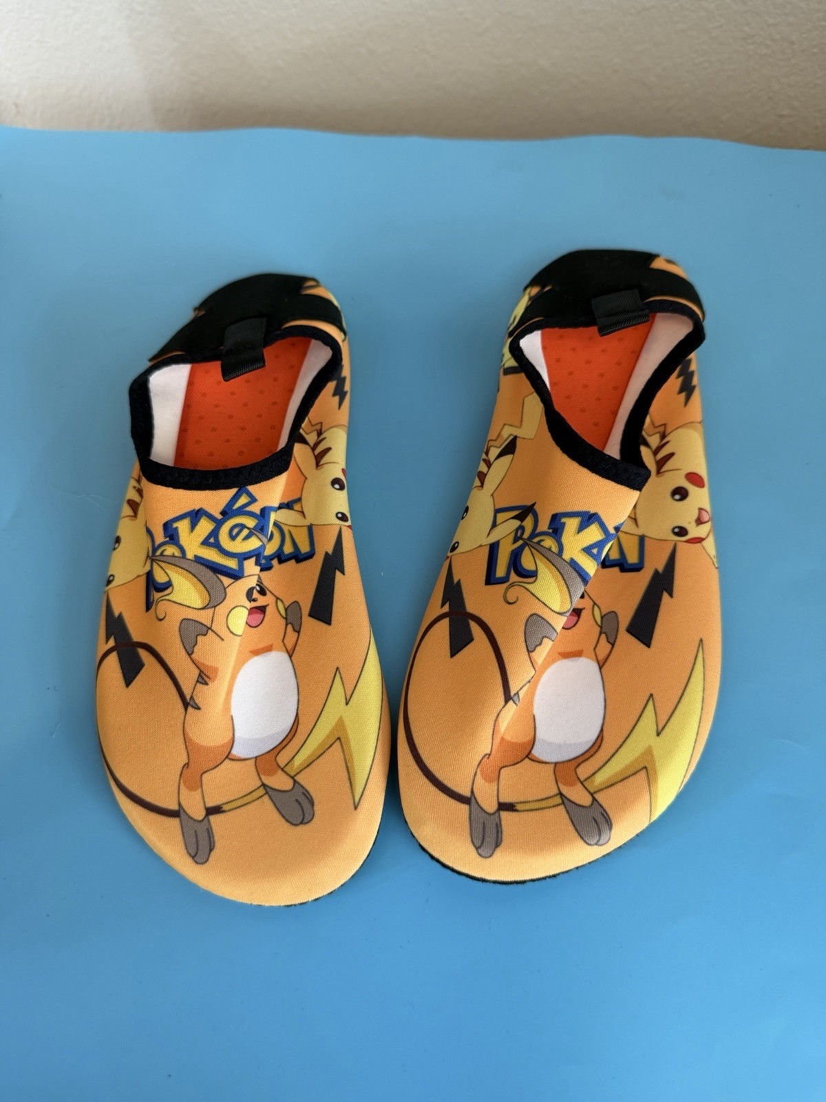 Pokemon Pikachu Adult Water Shoes Slippers NEW Size W-9/M-7 Adult 39/39